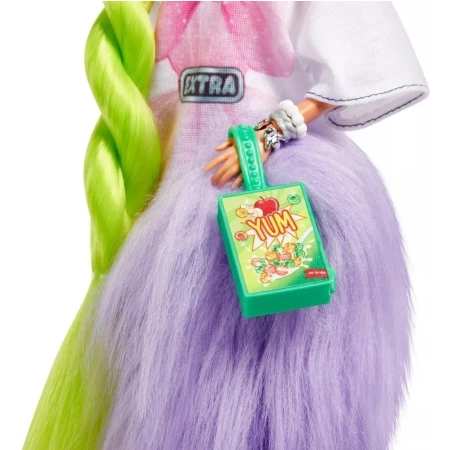 Muñeca Barbie Extra Cabello Trenza Hdj44 Mundo Kanata - Imagen 5
