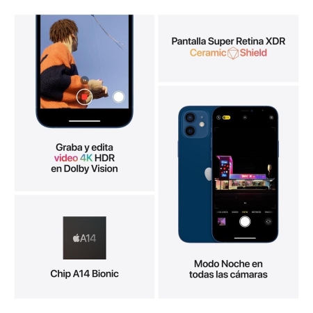 Apple iPhone 12 (64 Gb) - Negro - Imagen 7
