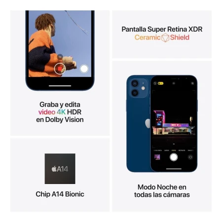 Apple iPhone 12 (64 Gb) - Negro - Imagen 7