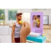 Muñeco Ken Barbie Muebles Baño Afeitar Fyk51 Mundo Kanata - Imagen 5