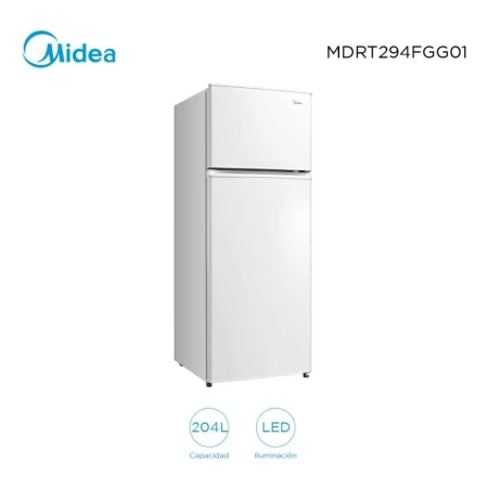 Heladera Refrigerador Midea 204 Lt Blanco Frío Humedo - Imagen 4