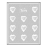 Molde Para Bombones Corazones Delicados Parpen