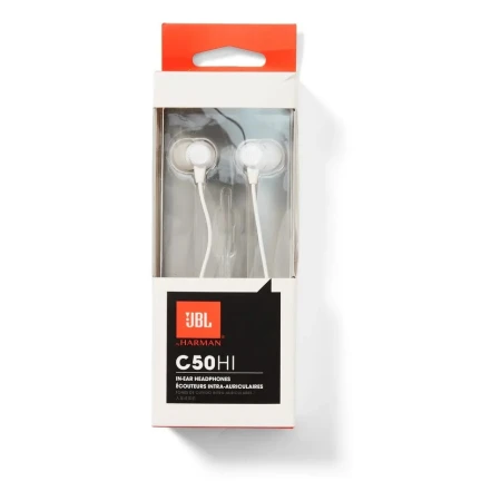 Auricular Con Cable Jbl Wired C50hi Blanco Kanata - Imagen 5