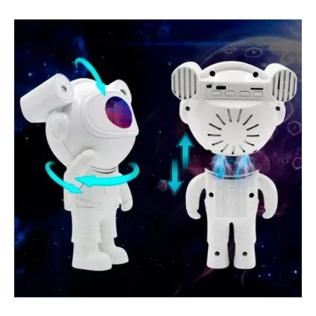 Lampara Proyector Astronauta Con Parlante Bluetooth Kanata - Imagen 3