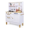 Cocina De Madera Para Niños Blanca Y Dorada Edufun 7275