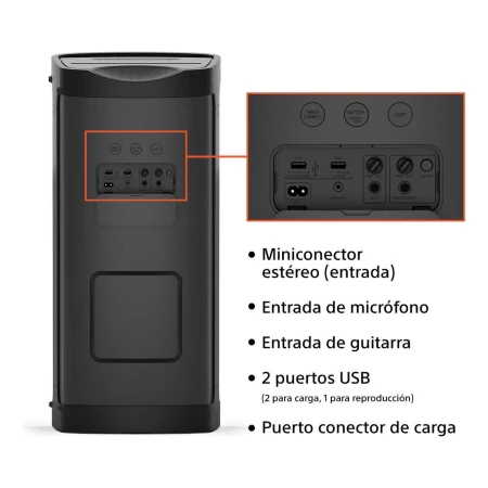 Parlante Sony Serie X Srs-xp700 Srs-xp700 Portátil Bluetooth - Imagen 2