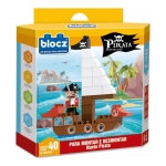 Kit De Bloques De Encastre 40 Piezas + Muñeco Pirata Kanata