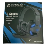 Auricular Gamer Ripcolor Rp-d029na Negro Con Azul Kanata