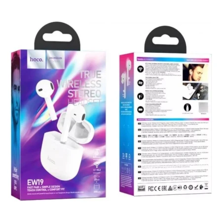 Audífonos Inalámbricos Auriculares In-ear Bluetooth 5.3 Hoco - Imagen 3