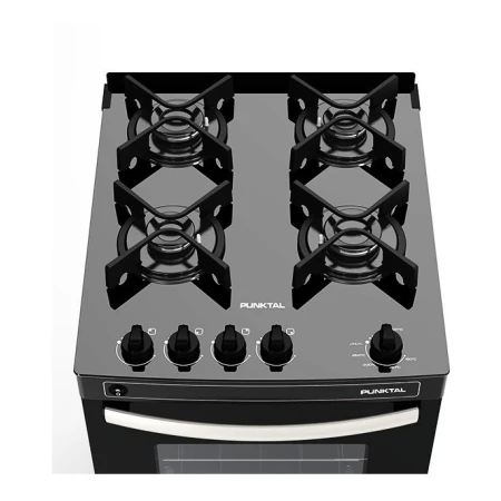 Cocina A Gas Punktal Pk-gl4b 3515 4 Hornallas Kanata - Imagen 2