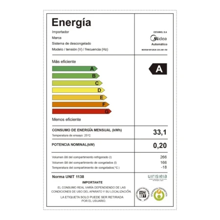 Heladera Black Inverter 482l Side By Side Midea Mdrs619fgr28 - Imagen 6