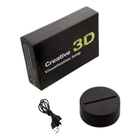 Lampara Portatil 3 D Creative Ilusion