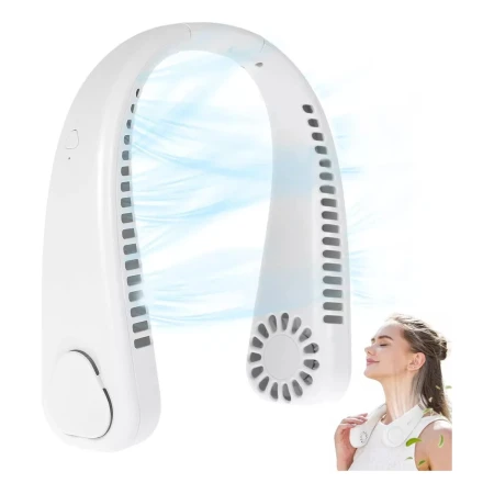 Ventilador De Cuello Inalámbrico De Usb Portátil Manos Libre