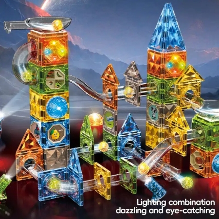 Bloques Magnéticos De Superficie De Diamante 156 Piezas - Imagen 3