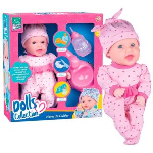 Bebote Hora De Cuidar Hace Pipi Super Toys Muñeca Rosada Vaj