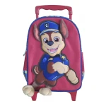 Mochila Infantil Paw Patrol 3d Con Carro 30 Cm