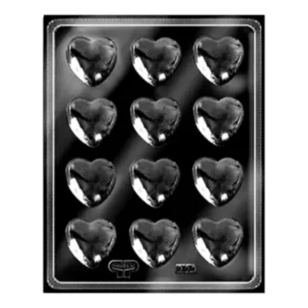 Molde Acetato Para Bombones En Forma De Corazon
