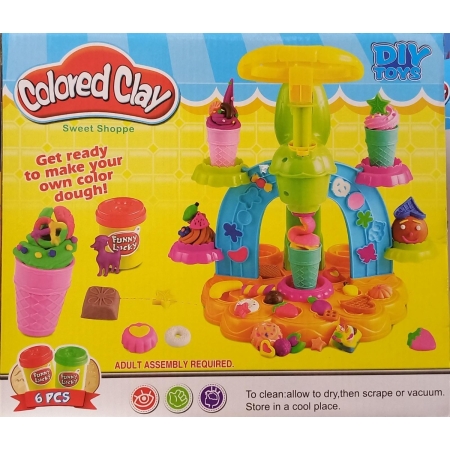 Set De Masas Color Clay Helados 141349