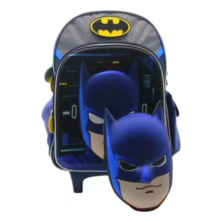 Mochila Escolar 40 Cm - Batman + Sacapuntas Mundo Kanata - Imagen 3