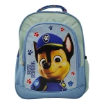 Mochila Infantil Paw Patrol Grande 40 X 30 Cm Celeste