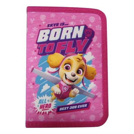 Cartuchera Infantil Paw Patrol 1 Cierre 13 X 20 Cm Rosa