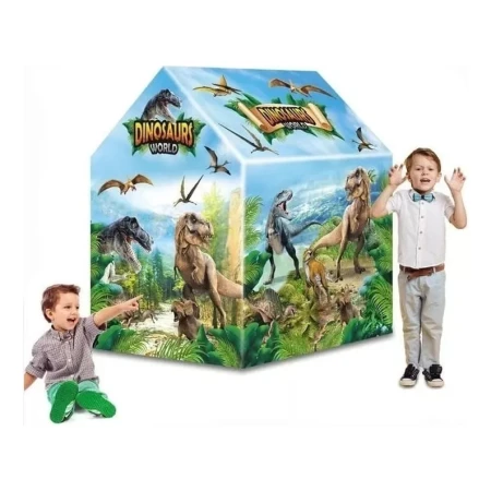Carpa Dinosaurios Casita, Excelente Calidad C Piso Incluido - Imagen 3
