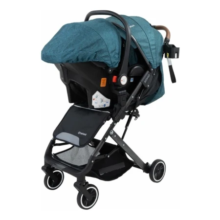 Coche Bebe Bebesit Soho 5050ve Verde Mundo Kanata - Imagen 5