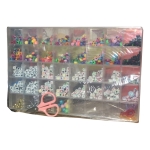 Pulseras Kit Colores Cuentas P/ Crear Pulseras Niño Y Niñas