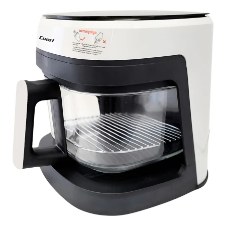Freidora De Aire Cuori 4.5l 1400w Digital Cesta De Vidrio - Imagen 2