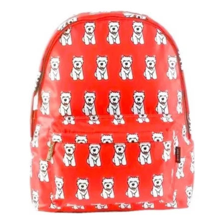 Mochila Boston Pet Friends Roja Westie Teen - 91201a