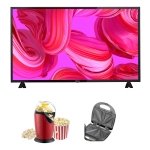 Smart Tv 42 + Sanguchera + Maquina De Pop