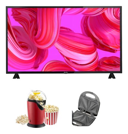 Smart Tv 42 + Sanguchera + Maquina De Pop