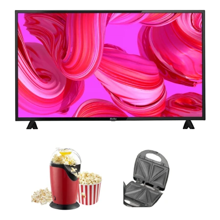 Smart Tv 42 + Sanguchera + Maquina De Pop