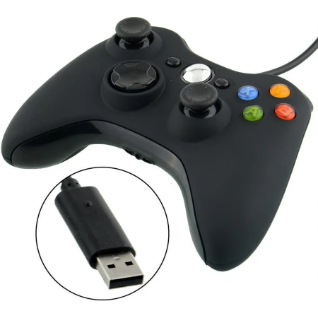 Joystick Xbox 360 Compatible Cableado Controller - Imagen 2