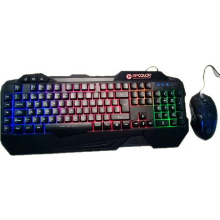 Combo Teclado Y Mouse Gaming Ripcolor J0202 Mundo Kanata