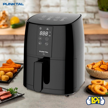 Freidora Sin Aceite Punktal Control Digital 4 Lt Filtro Aire - Imagen 3