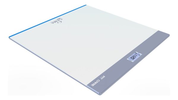 Balanza Gama Fit Care Digital Pesa Vidrio Templado Color Blanco - Imagen 2