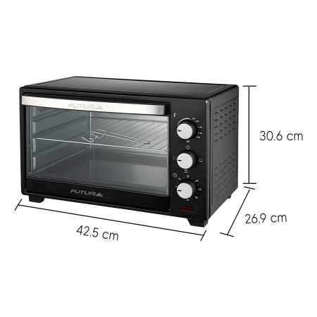 Horno Electrico Futura 20 Lts 1280 W C/ Accesorios Fut-mh20b - Imagen 3