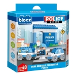 Kit De Bloques De Encastre 40 Piezas + Muñeco Policía Kanata