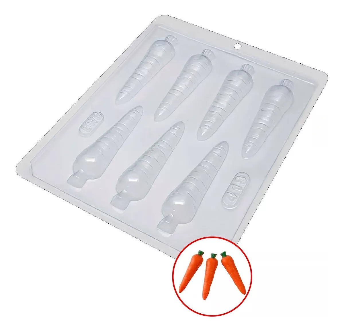 Molde Para Huevos De Pascuas Zanaorias Kanata