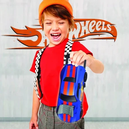 Coche De Carrera 2en1 Para 15 Autitos Hwcc15 Hot Wheels - Imagen 3