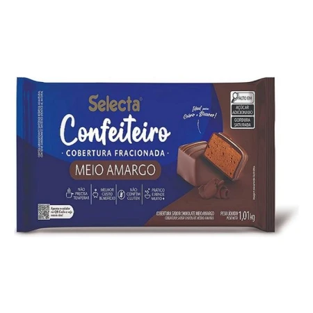 Barra De Cobertura Semiamargo Chocolate Para Confitería