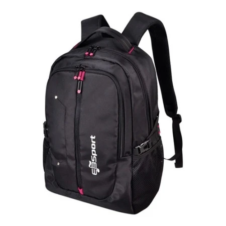 Mochila Para Notebook Laptop Ebox Sport 15,6 Color Negro - Imagen 2