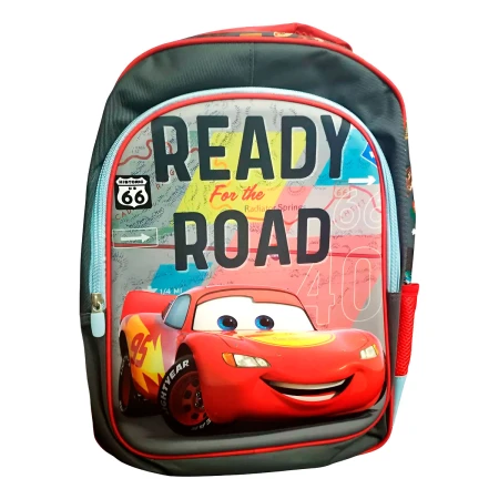 Mochila Infantil Cars 3d 40 Cm Espalda Vamos A Jugar Gris - Imagen 3