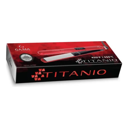 Planchita De Pelo Ga.ma Cp14 Titanio Red 4d 220v Kanata - Imagen 4