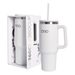 Vaso Térmico Brio Con Tapa Sorbito Cup 360 1200ml Color Blan