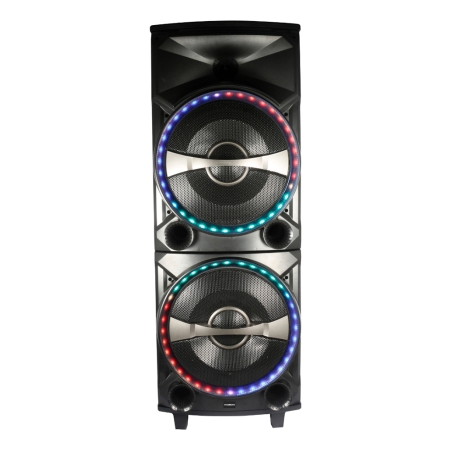 Parlante Doble De 12 PuLG. Nordmende Fm Led Aux Bt Usb - Imagen 3