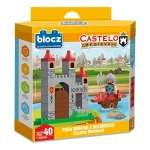 Kit De Bloques De Encastre 40 Piezas + Muñeco Medieval