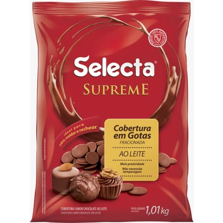 Chocolate Con Leche Selecta Supreme En Lascas 1 Kg Kanata