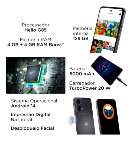 Moto G24 Dual Sim 256 Gb Gris Acero 4 Gb Ram - Imagen 6